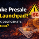 Fake Presale и Launchpad в крипте