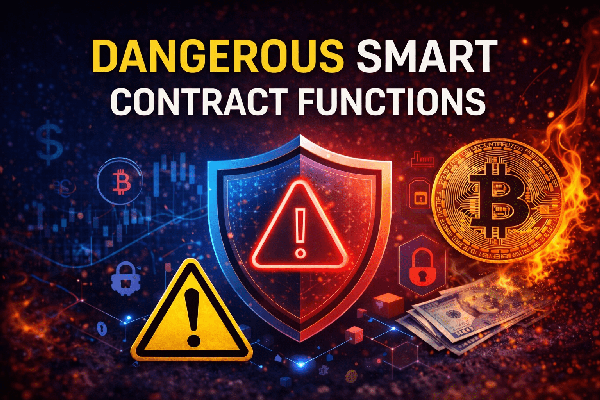 Dangerous smart contract functions checklist for crypto investors