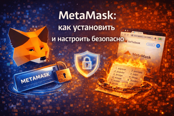 Установка MetaMask безопасно