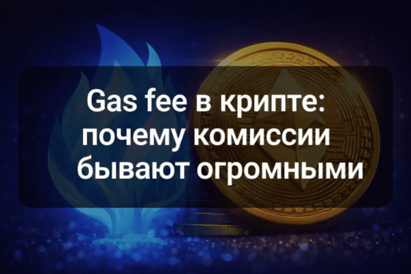 Gas fee в крипте почему комиссии бывают огромными