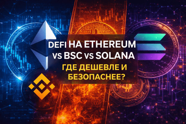 Ethereum vs BSC vs Solana сравнение DeFi