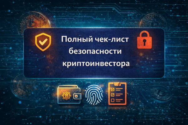 Чек-лист безопасности криптоинвестора