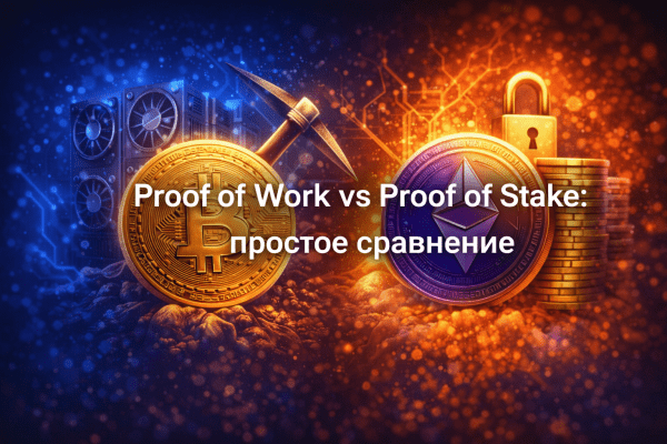 Proof of Work и Proof of Stake сравнение