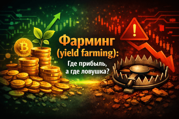 Yield farming прибыль и риски DeFi
