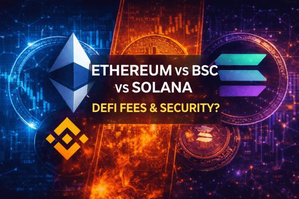 Ethereum vs BSC vs Solana DeFi comparison