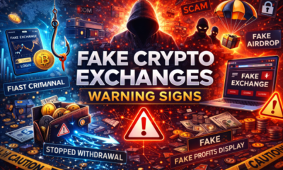fake crypto exchanges warning signs