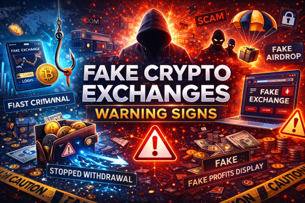fake crypto exchanges warning signs
