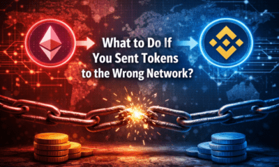 Sent tokens wrong network