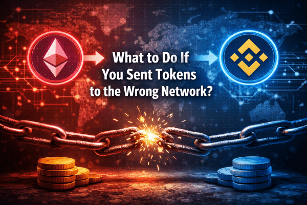 Sent tokens wrong network