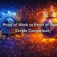 Proof of Work vs Proof of Stake comparison