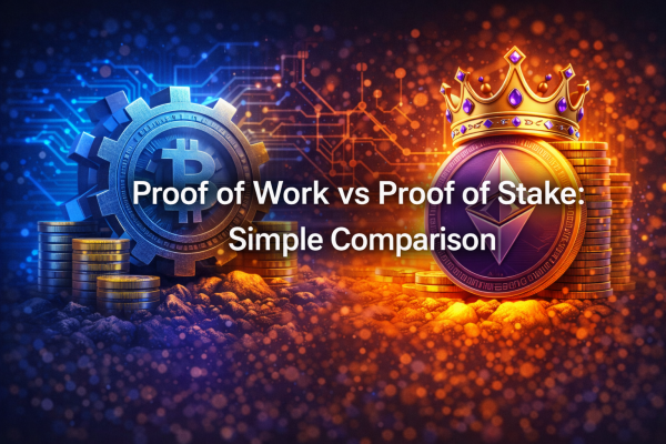 Proof of Work vs Proof of Stake comparison