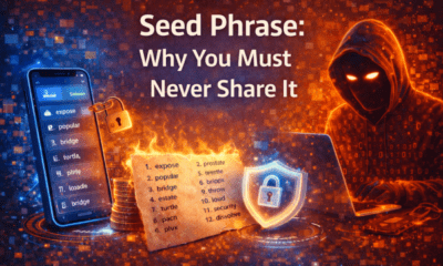 Seed phrase security illustration