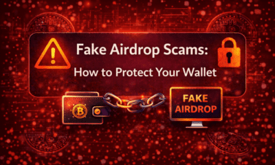 Fake airdrop scam wallet warning