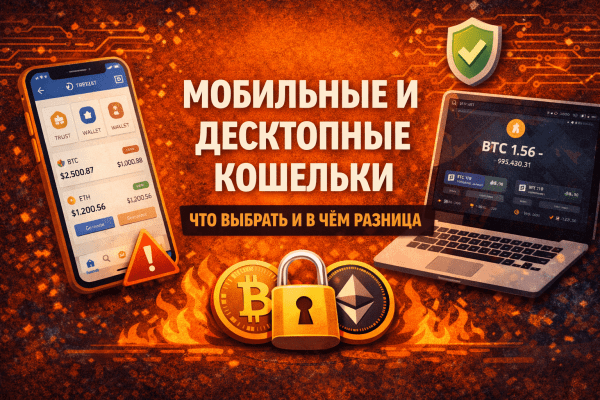 Мобильные и десктопные кошельки