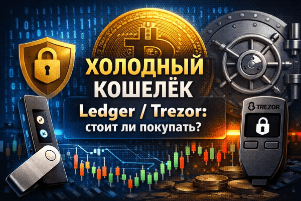 Холодный кошелёк Ledger и Trezor