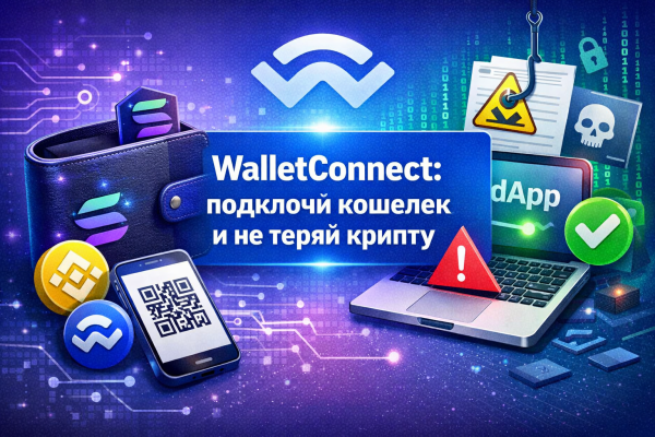 walletconnect подключение кошелька безопасность