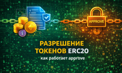 разрешение токенов ERC20 approve контракт