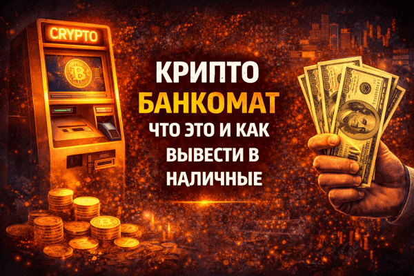 криптобанкомат вывод наличных