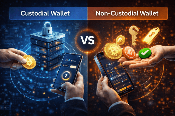 custodial vs non custodial wallet comparison